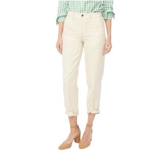 J. CREW Cotton Camp Pants – Size  14 Ercu  Straight Leg